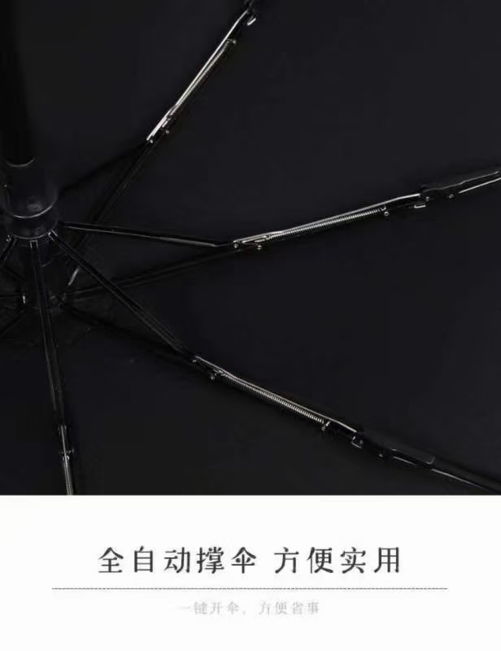 【全自动雨伞】一键开一键关，真正的解放双手太阳伞批发厂家直销详情4