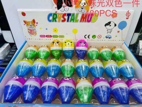 Novelty Toys stall Children‘s Toys Leisure Toys Colored Mud Crystal Mud Plasticine Slime Foaming Glue Decompression