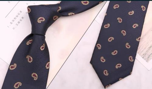men‘s tie formal wear business brand accessories blue plaid tie shirt men‘s college fashion casual hand style
