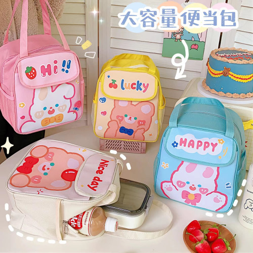 Lunch Box Bag Thermal Insulation Bento Handbag Waterproof and Oil-Proof Office Worker Pack Lunch Bag Thick Aluminum Foil Bags for Students