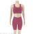 New Products in Stock Yoga Clothes Seersucker Pineapple Plaid Bra Fifth Pants Suit Fitness Yoga Pants Running Sportswear