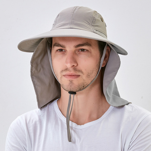 [hat hidden] men‘s and women‘s outdoor sun hat neck protection sun protection sun shade uv protection bucket hat shawl outdoor hat