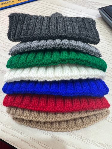 internet celebrity same style knitted hat piece cashmere hat piece small hat hand-stitched hat piece factory direct sales