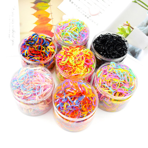 Children‘s Hair Rope Disposable Rubber Band Girls Baby Boxed Small Hair Ring Does Not Hurt Hair Adult Hair Rope