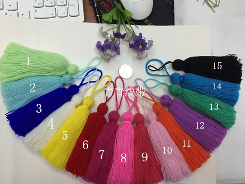 new hot selling handmade super canopy clothing hanging spike korean style fine wool tassel all-match ornament accessories