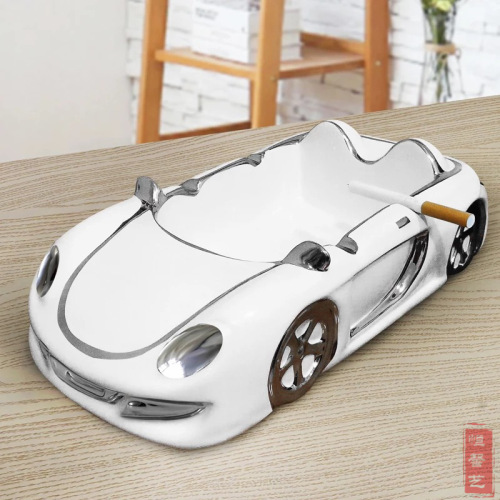 car model ashtray creative personality fashion trend simple living room european style ornaments ceramic plating crafts
