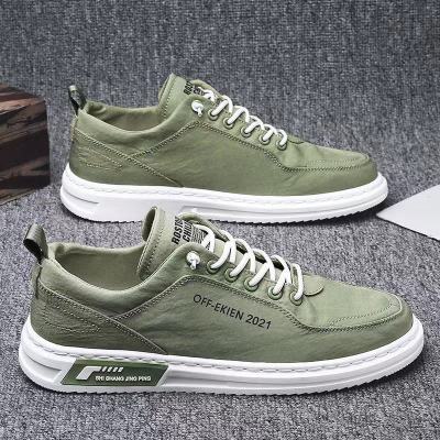 Men's 2022 New Ice Silk Canvas Shoes All-Match Soft Bottom Men's Casual Sports Shoes Korean Style Trendy Breathable Skate Shoes