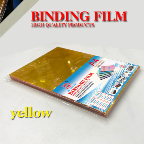 xinhua sheng binding film pvcpet tender envelope plastic cover a4 transparent punching binding cover paper