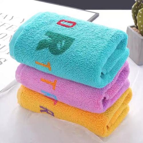 new product class a king shore pure cotton towel face washing household thickened men and women couple universal letter face towel ga1805