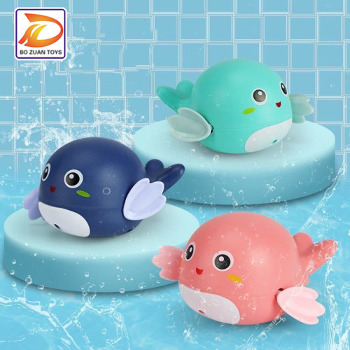 Tiktok Same Style Bath Toys Creative Little Dolphin Little Turtle Playing Water Summer Bathroom Children‘s Toys