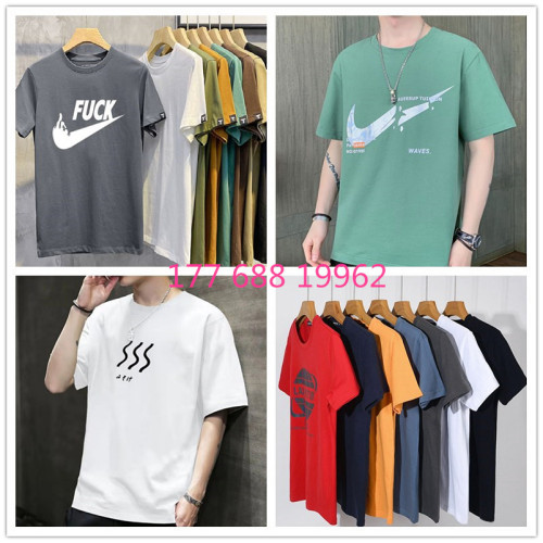 low price tail goods clothing wholesale men‘s foreign trade t-shirt summer t-shirt men‘s stall short sleeve hot sale tshirt