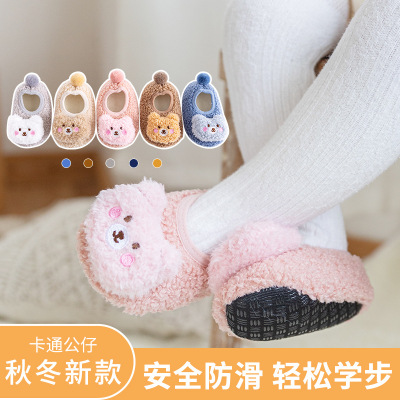 22 New Early Spring Ankle Sock Warm Floor Socks Baby Three-Dimensional Doll Children Toddler Socks Baby Children's Floor Shoes