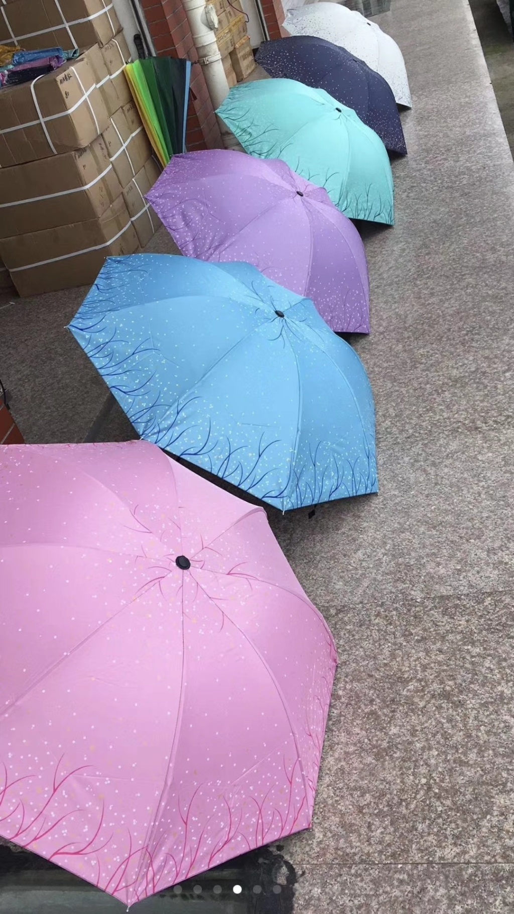 全自动折叠雨伞男女学生晴雨两用水果小清新太阳伞防紫外线遮阳伞详情9