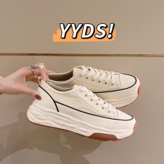 Wholesale Solid Color Thick Bottom Lace-up Fashion White Sneakers Korean  Version Couple Flats Casual White Shoes for Women - China White Shoes and  Putian Shoes price