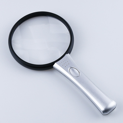 Xingte Source Factory XT-332S Acrylic Material Lens Portable Handheld Magnifying Glass with LED Light