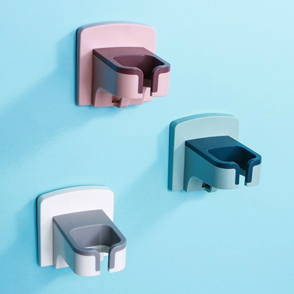 Bathroom non-drilling storage rack, powerful suction cup, toilet hair dryer hanging rack, bathroom hair dryer stand pic 3