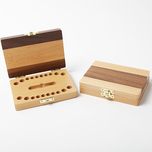 Tooth House Tooth Box High-End Walnut Solid Wood Milk Tooth Box fetal Hair Storage Box Children‘s Gift [Can Carve Writing] 