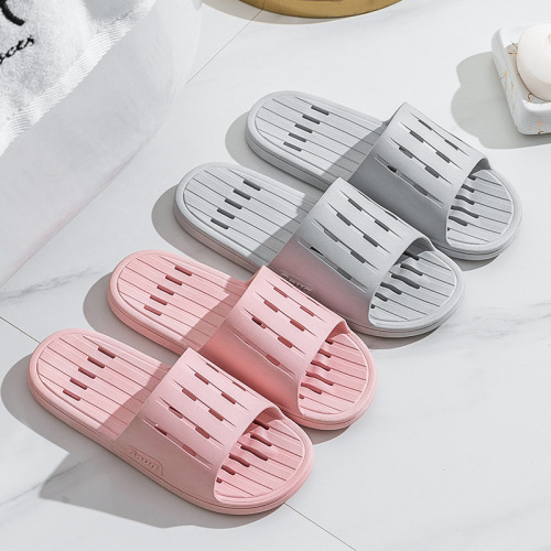 2022 New Hollow-out Solid Color Slippers for Women Summer Indoor Bath Couple Home Home Bathroom Slippers for Men