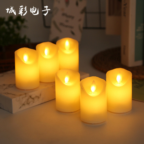 Factory Direct Sales Birthday Candle Light LED Electronic Candle Party Performance Stage Atmosphere Decoration and Layout Supplies