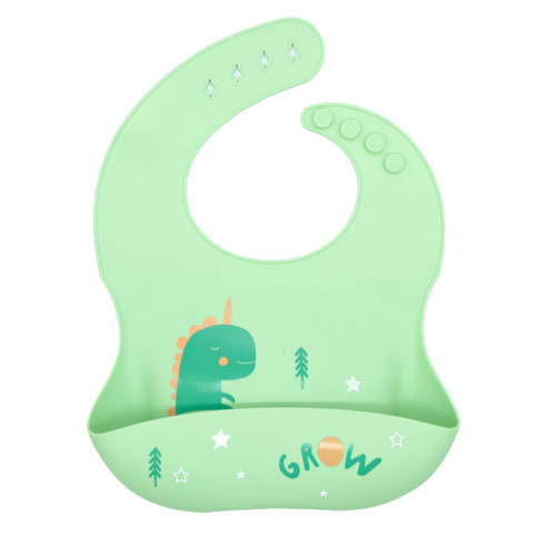 Cartoon Silicone Bibs for Babies New Summer Bibs for Children‘s Bibs for Eating