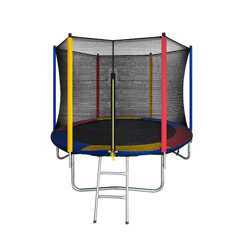 factory customized trampoline home outdoor 10ft large trampoline with mesh protection ladder trampoline factory direct sales
