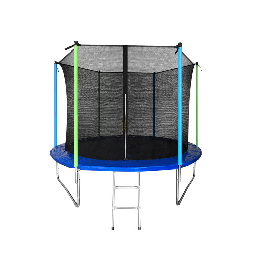 outdoor recreation fitness trampoline adult children trampoline with mesh protection ladder trampoline trampoline