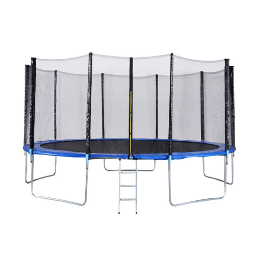 cross-border hot-selling outdoor garden large trampoline children adult round trampoline with mesh