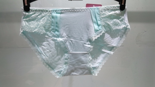 modal low waist lace stitching triangle women‘s underwear