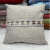 Solid Color Ribbon Thickened Linen Sofa Cushion Living Room Pillows Bedside Backrest Pillow Cover with Core