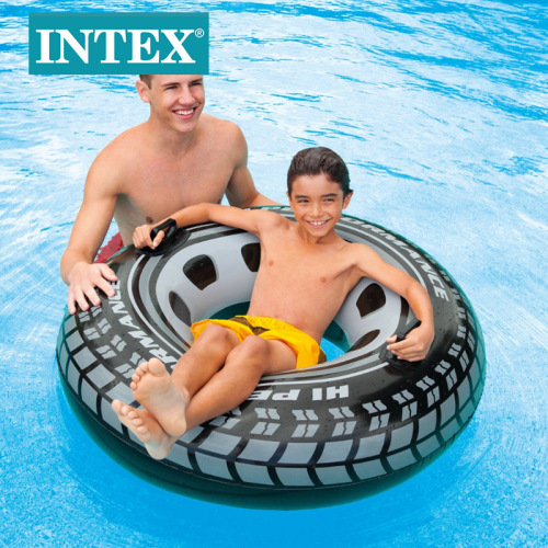 intex56268 inflatable creative tire swim ring summer children‘s lifebuoys seaside underarm swimming ring inflatable toy