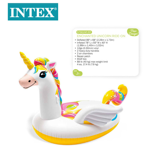 intex57561 summer inflatable floating row inflatable floating row floating bed water toy mount wholesale