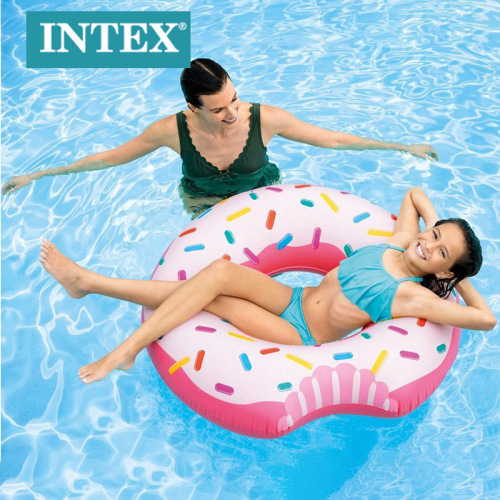intex56265 creative donut swimming ring summer children‘s swim ring seaside underarm swimming ring inflatable toys