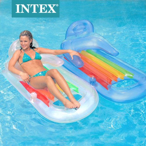 intex58802 adult pearl float recliner water inflatable floating bed swimming adult and children inflatable toy