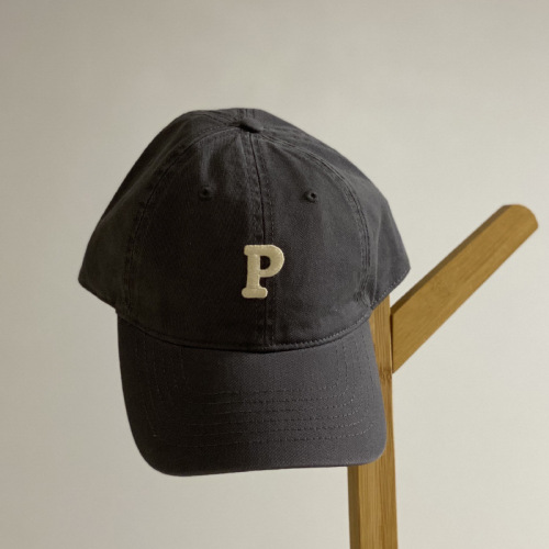 Uncle Hu Hu‘s High Quality Baseball Cap Men‘s and Women‘s Same Korean-Style Letter P Soft Peaked Cap Cotton Sports Hat