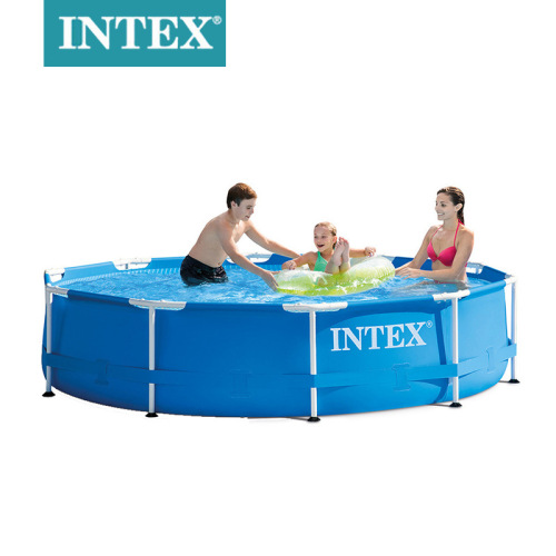 intex28200 family paddling pool 333.33cm round pipe frame pool outdoor bracket pool thickened and heightened