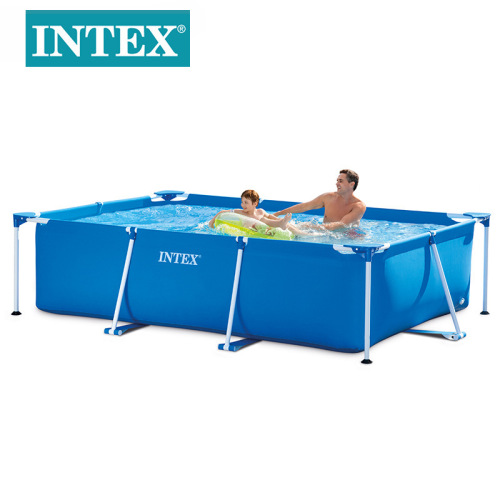 intex28272 rectangular pipe frame pool family pvc paddling pool adult swimming pool wholesale