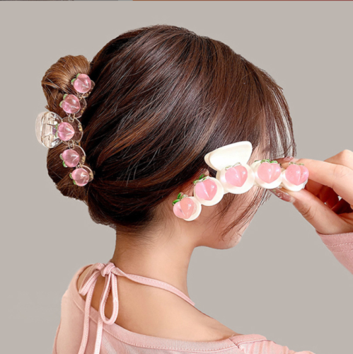 fruit gripper sweet hairpin back hair female card internet celebrity girl side clip shark clip hair accessories