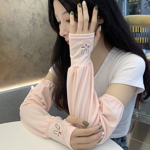 ice sunscreen arm sves female cycling arm protection ice silk oversve summer driving uv protection gloves loose thin sves