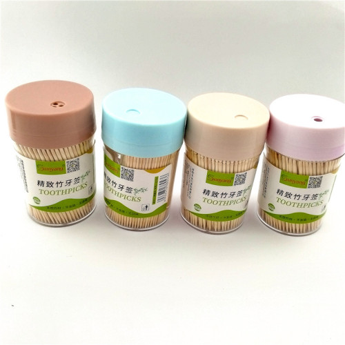 disposable toothpick bottled bamboo toothpick high quality double-headed bamboo toothpick export toothpick wholesale