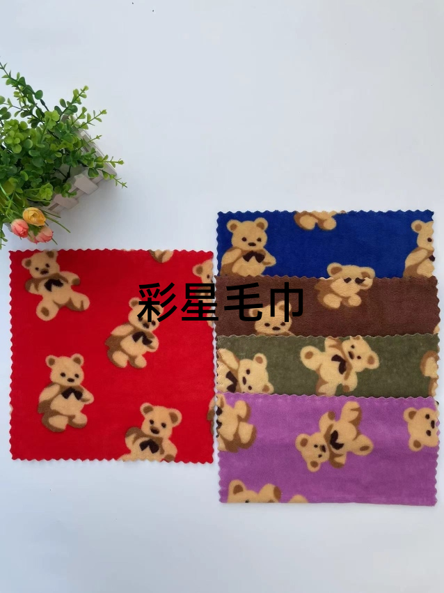 Factory Direct sales foreign trade 25*25 coral fleece small square towel various styles square scarf