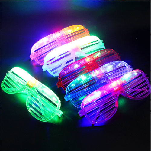 New LED Goggles Wholesale Blinds Birthday Party Bar Disco Dancing Luminous Glasses Props Stall