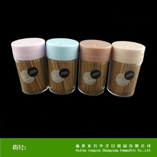carbonized toothpick wholesale canned bamboo toothpick double-headed can be used to produce household toothpick can be labeled