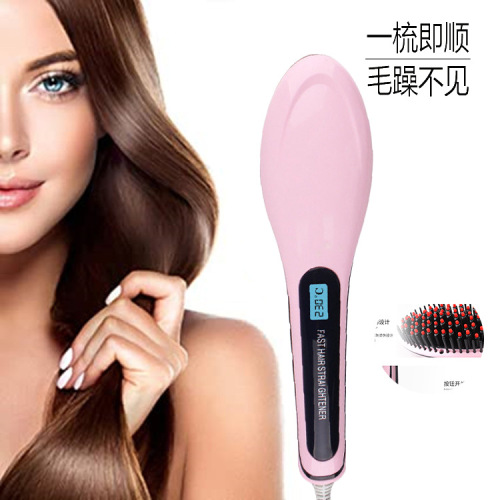 HQT-906 Straight Hair Straight Comb Hair Straightener Hairdressing Comb