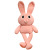 New Plush Doll Rabbit with Ears and Legs Stretched up and down Best-Seller Plush Toys Girls' Gifts Doll