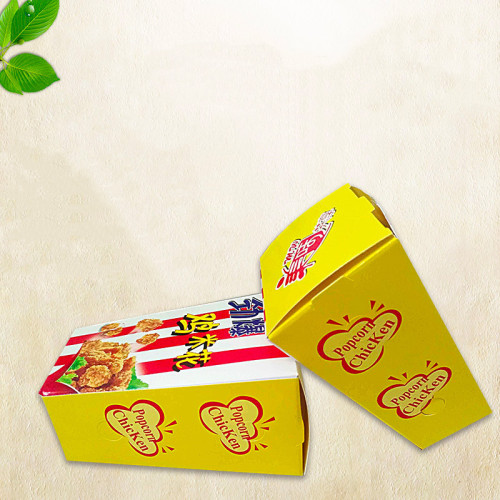 folding-free chicken rice flower box chicken pieces chicken fillet disposable packaging paper box can be used for various sizes and patterns price