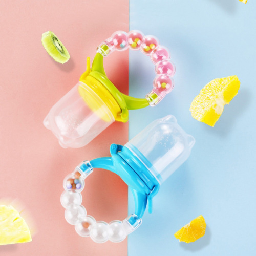 [honey baby] baby fruit and vegetable le teether baby eat fruit supplement happy bite pacifier silicone