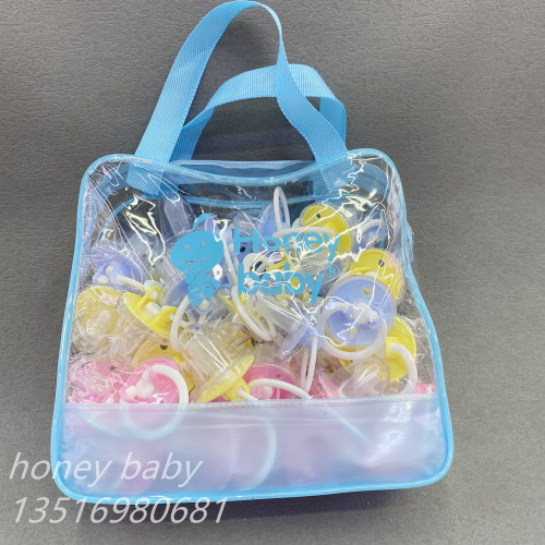 [honey baby] factory direct sales pacifier wholesale portable bags baby products 60 pcs/bag