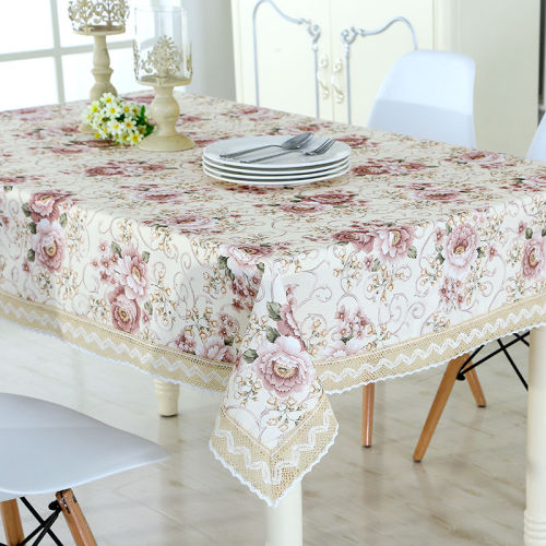 New Tablecloth Fabric Square Rectangular Tablecloth and Coffee Table Cloth round Tablecloth Table Cloth Bedside Table Universal Cover Towel
