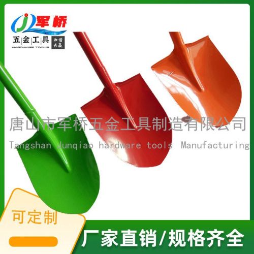 Factory Delivery Gardening Hardware Tools Iron Shovel Southeast Asia Philippines Iron Handle Shovel Shovel with Handle fire Spade