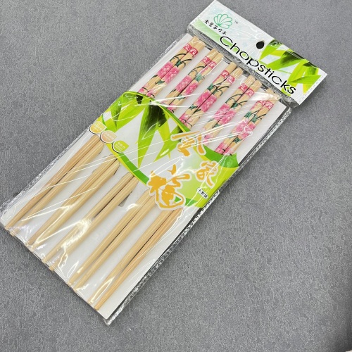 [Golden Butler] Family Photo Printing Bamboo Chopsticks 10 Pairs Family Affordable Wholesale